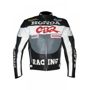 Honda CBR Racing Moto Racer Leather Jacket