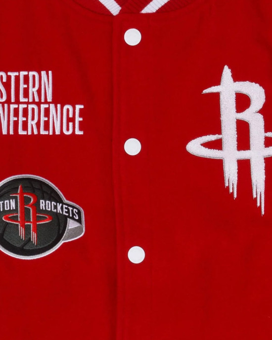 Houston Rockets Varsity Red Jacket Houston Rockets Varsity Red Jacket