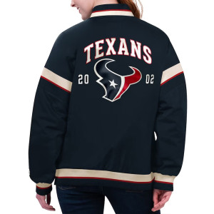 Houston Texans Tournament Navy Varsity Jacket
