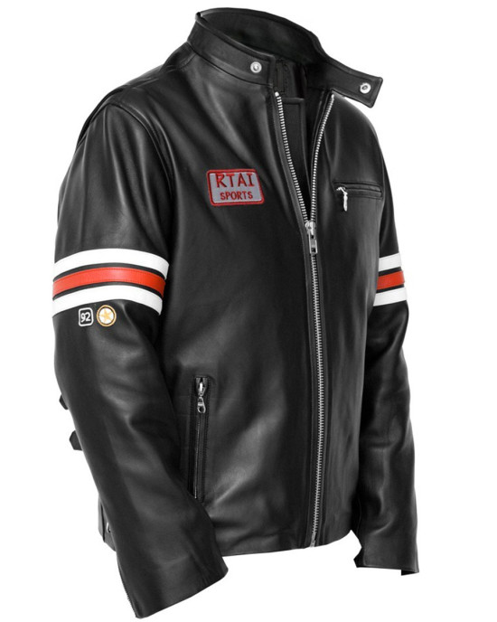 Hugh Laurie House Motorcycle Leather Jacket Hugh Laurie House Motorcycle Leather Jacket