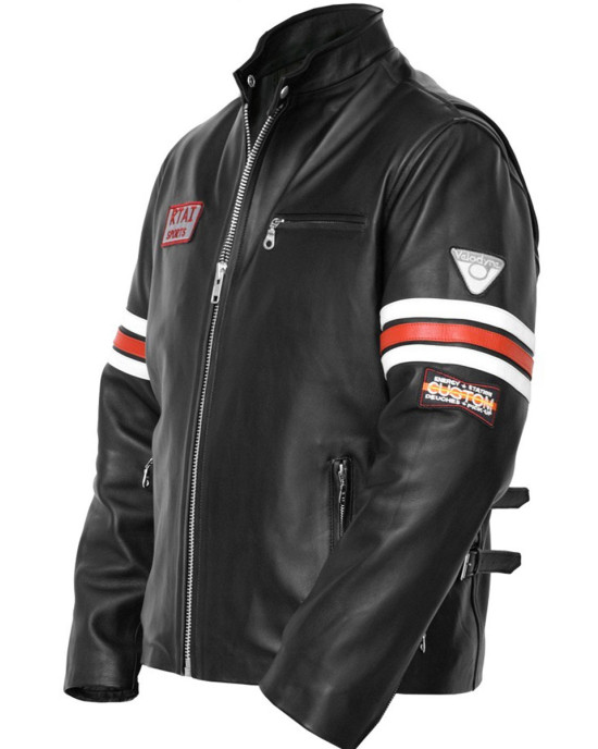 Hugh Laurie House Motorcycle Leather Jacket Hugh Laurie House Motorcycle Leather Jacket