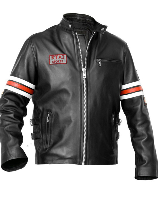 Hugh Laurie House Motorcycle Leather Jacket Hugh Laurie House Motorcycle Leather Jacket