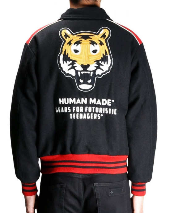 Human Made Gears for Futuristic Teenagers Tiger Wool Jacket Human Made Gears for Futuristic Teenagers Tiger Wool Jacket