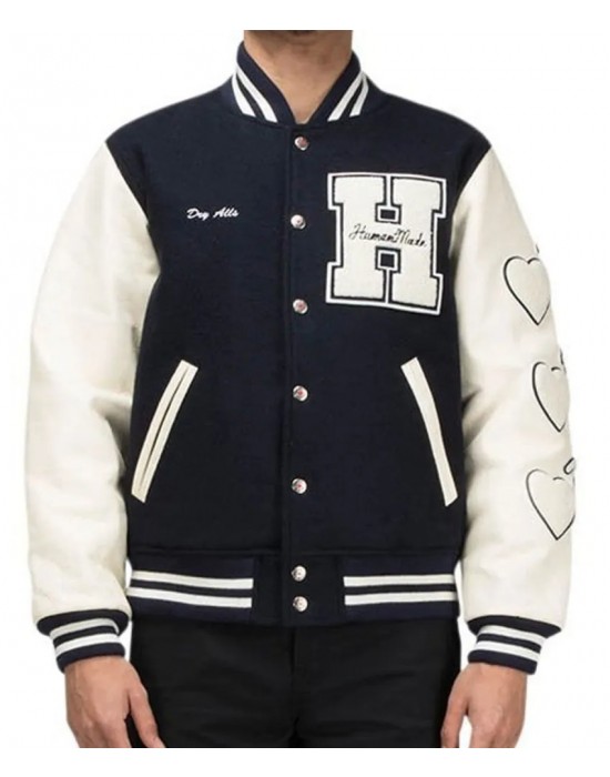 Human Made Race Letterman Jacket