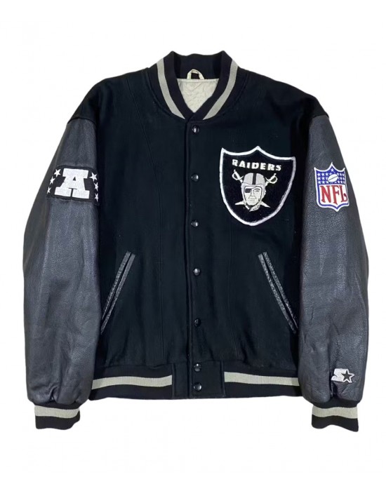 Ice Cube Los Angeles Raiders Varsity Jacket