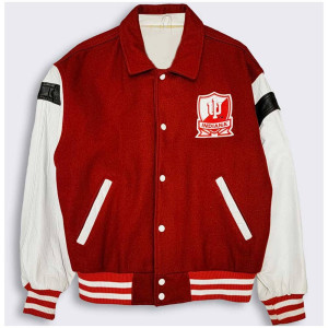 Indiana 80’s Hoosiers Red Varsity Jacket