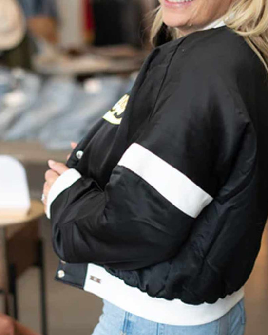 Iowa Hawkeyes Miles Swipe Varsity Jacket Iowa Hawkeyes Miles Swipe Varsity Jacket
