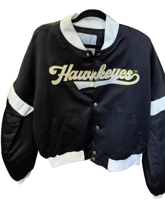 Iowa Hawkeyes Miles Swipe Varsity Jacket Iowa Hawkeyes Miles Swipe Varsity Jacket