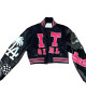 It Girl Marlenciaga Angel Varsity Jacket It Girl Marlenciaga Angel Varsity Jacket