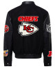 JH Kansas City Chiefs Varsity Black Jacket JH Kansas City Chiefs Varsity Black Jacket