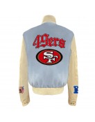 JH San Francisco 49ers Baby Blue Varsity Jacket