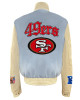 JH San Francisco 49ers Baby Blue Varsity Jacket JH San Francisco 49ers Baby Blue Varsity Jacket
