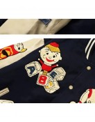 JOYS 1962 Black And Red Varsity Jacket