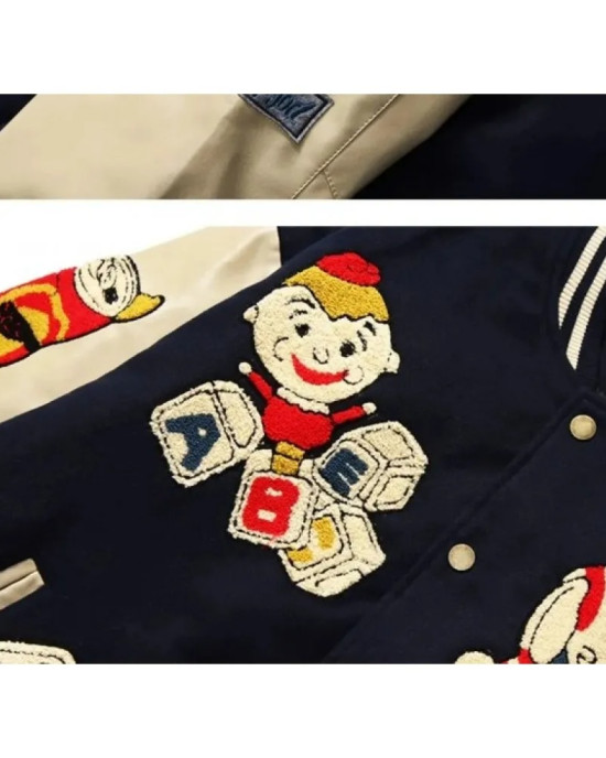 JOYS 1962 Black And Red Varsity Jacket JOYS 1962 Black And Red Varsity Jacket