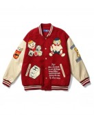 JOYS 1962 Black And Red Varsity Jacket