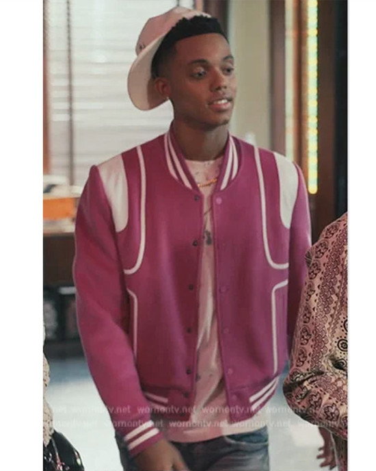 Jabari Banks Bel-Air Gamble Varsity Jacket Jabari Banks Bel-Air Gamble Varsity Jacket