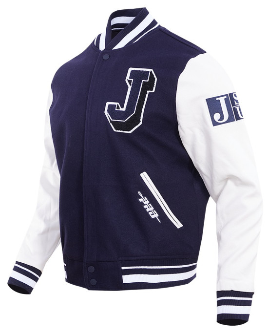 Jackson State University Classic Rib Wool Varsity Jacket Jackson State University Classic Rib Wool Varsity Jacket