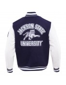 Jackson State University Classic Rib Wool Varsity Jacket