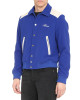 Jalen Hurts Amiri Blue Varsity Jacket Jalen Hurts Amiri Blue Varsity Jacket
