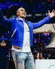 Jalen Hurts Amiri Blue Varsity Jacket Jalen Hurts Amiri Blue Varsity Jacket