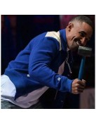 Jalen Hurts Amiri Blue Varsity Jacket