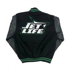 Jet Life Green Letterman Jacket