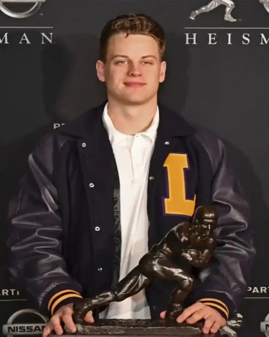 Joe Burrow Varsity Letterman Jacket Joe Burrow Varsity Letterman Jacket