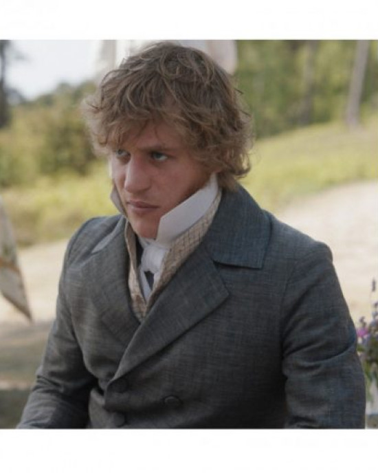 Johnny Flynn Emma Double Breasted Grey Tailcoat Johnny Flynn Emma Double Breasted Grey Tailcoat