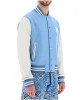 Jordan Blue and White Letterman Jacket