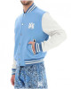 Jordan Blue and White Letterman Jacket