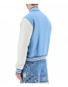 Jordan Blue and White Letterman Jacket