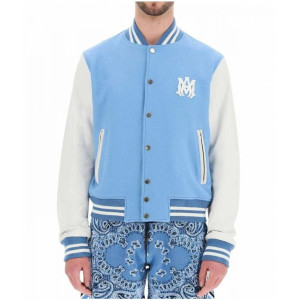 Jordan Blue and White Letterman Jacket