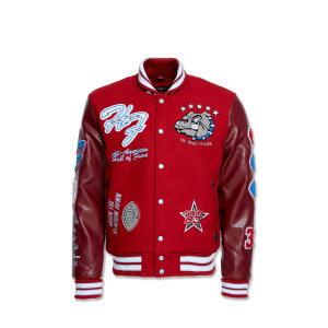 Jordan Craig Canton Red Varsity Jacket (Hall Of Fame)