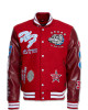 Jordan Craig Canton Red Varsity Jacket (hall Of Fame)