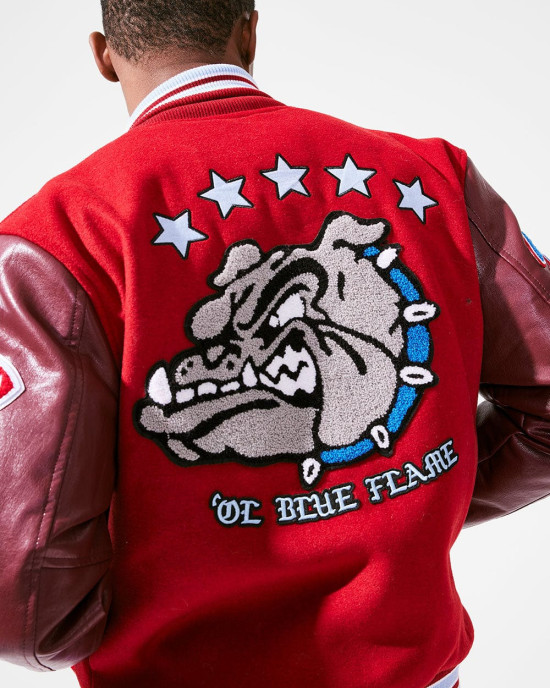 Jordan Craig Canton Red Varsity Jacket (hall Of Fame)
