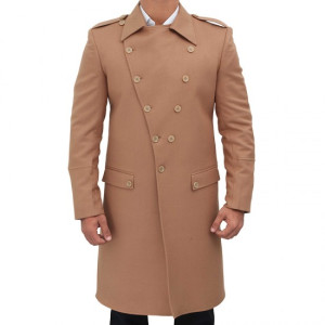 Joseph Men’s Light Brown Wool Coat