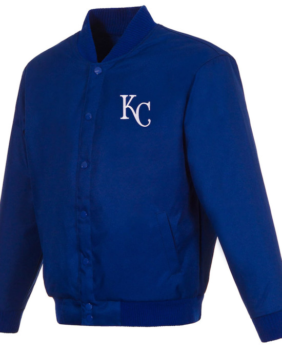 Kansas City Royals Royal Varsity Wool Jacket Kansas City Royals Royal Varsity Wool Jacket