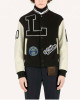 Kenya Barris Blackaf Black and White Varsity Jacket