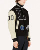 Kenya Barris Blackaf Black and White Varsity Jacket Kenya Barris Blackaf Black and White Varsity Jacket