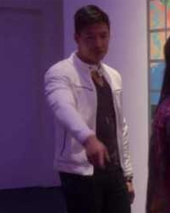 Kevin Kreider Bling Empire S03 White Leather Jacket Kevin Kreider Bling Empire S03 White Leather Jacket