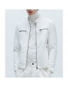 Kevin Kreider Bling Empire S03 White Leather Jacket