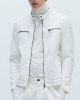 Kevin Kreider Bling Empire S03 White Leather Jacket Kevin Kreider Bling Empire S03 White Leather Jacket