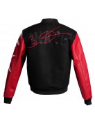 L3GACY Dwyane Wade Black & Red Letterman Jacket