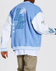 LA Baby Blue Wool Varsity Jacket LA Baby Blue Wool Varsity Jacket