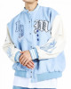 LA Baby Blue Wool Varsity Jacket LA Baby Blue Wool Varsity Jacket