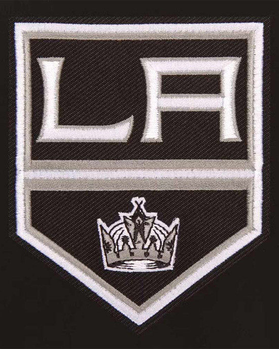 LA Kings Varsity Black and White Jacket LA Kings Varsity Black and White Jacket