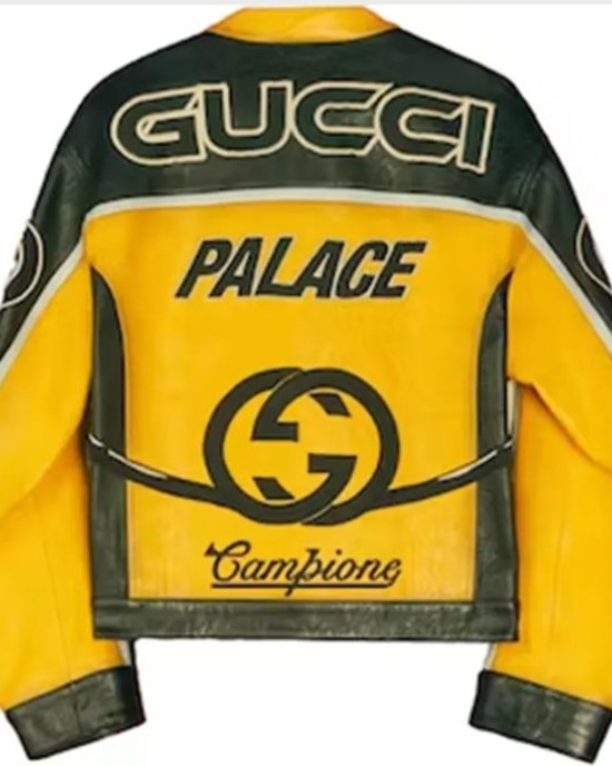 Lakers 2023 North West Black and Yellow Leather Jacket Lakers 2023 North West Black and Yellow Leather Jacket