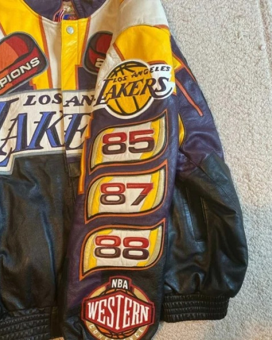 Lakers Championship Leather Jacket Lakers Championship Leather Jacket