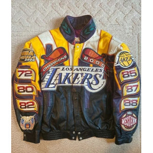 Lakers Championship Leather Jacket