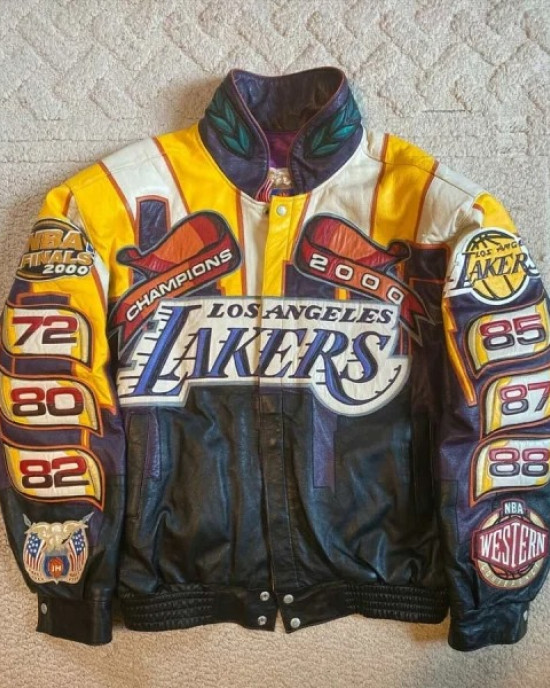 Lakers Championship Leather Jacket Lakers Championship Leather Jacket